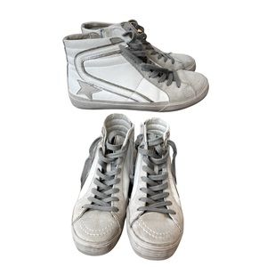 Star high top sneakers
